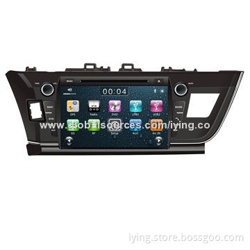 9" Car DVD Players for Toyota Corolla 2014 Left Hand Drive with GPS/Radio/Bluetooth/SD/USB/iPod/3G